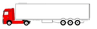 Tarpaulin Truck with Trailer